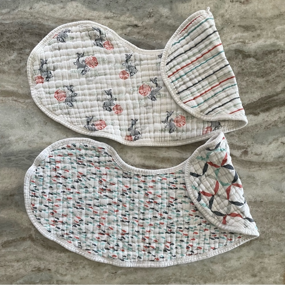 Aden + Anais 100% Cotton Muslin Burpy Bibs